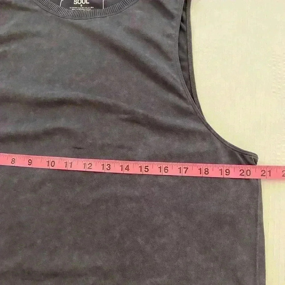Soul Women’s Crop Tank Black Marble Soft Small - Picture 4 of 11